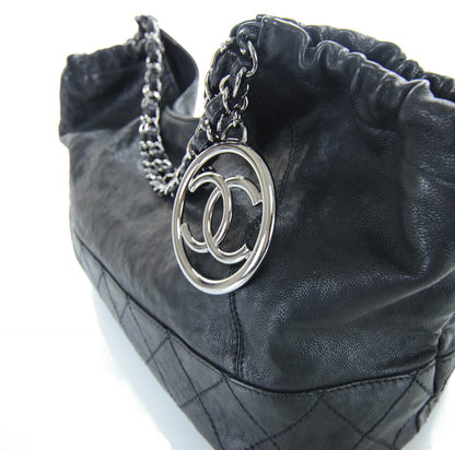 Chanel Calfskin Coco Cabas Black 6 of 11