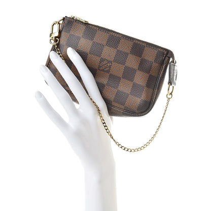 Louis Vuitton Damier Ebene Mini Pochette Accessories 2 of 14