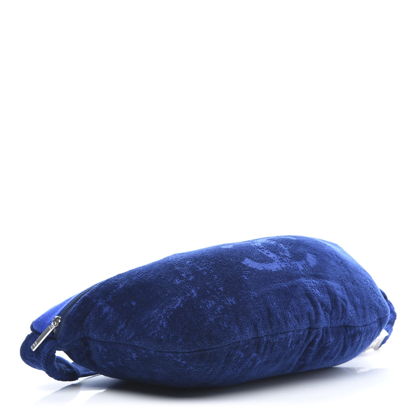 Terry Cloth Cotton CC Waist Bag Towel Set Blue