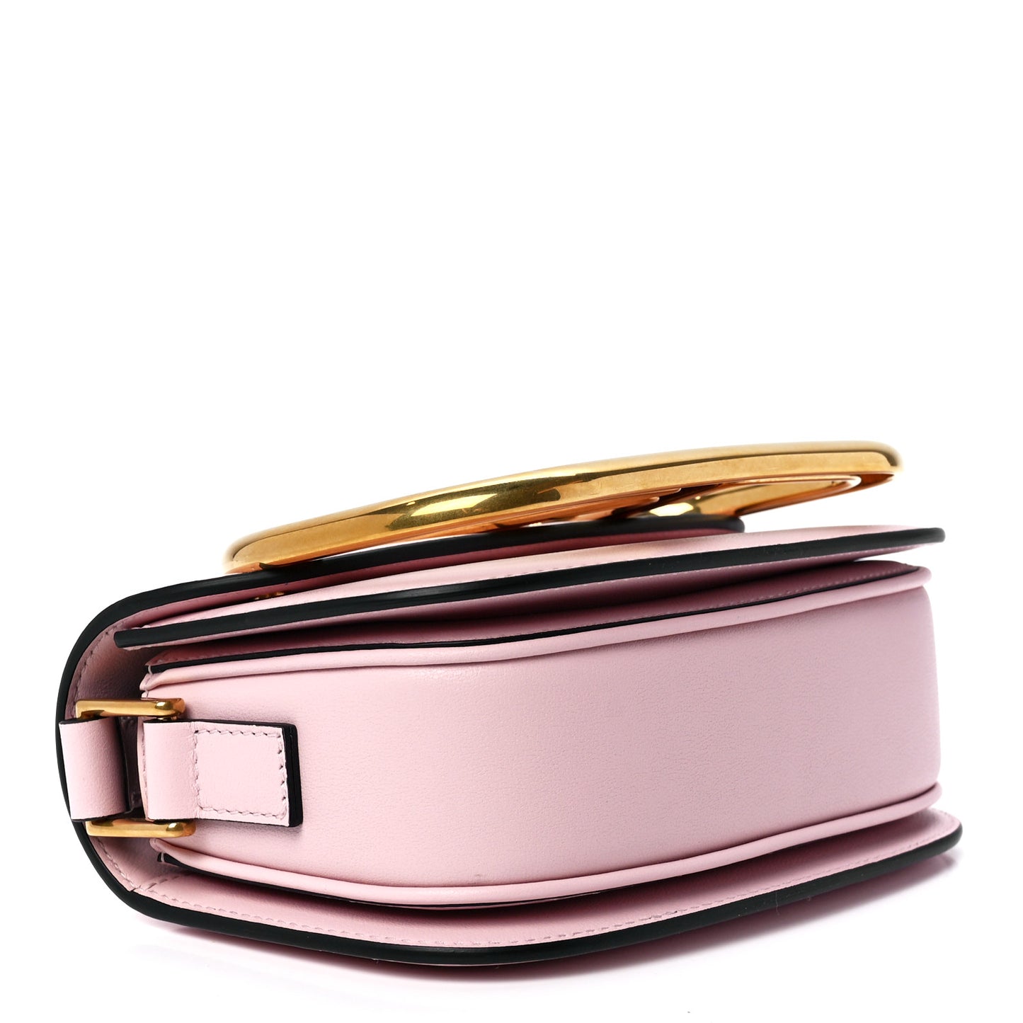 Calfskin Small Supervee Crossbody Bag Rose Quartz