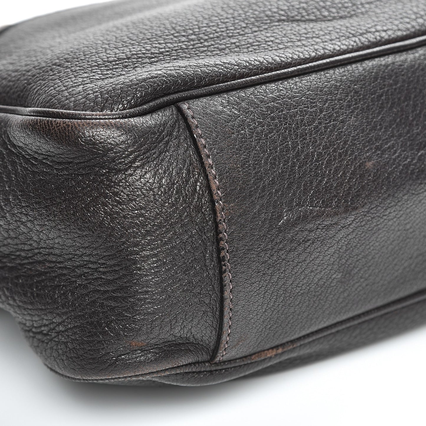 Cervo Deerskin Crossbody Dark Brown