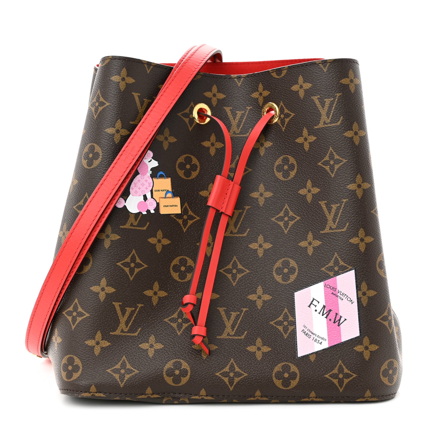 Monogram My LV World Tour Neonoe Coquelicot