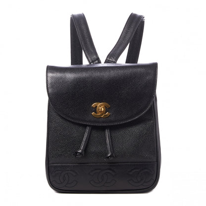 Chanel Caviar CC Backpack Black 1 of 9