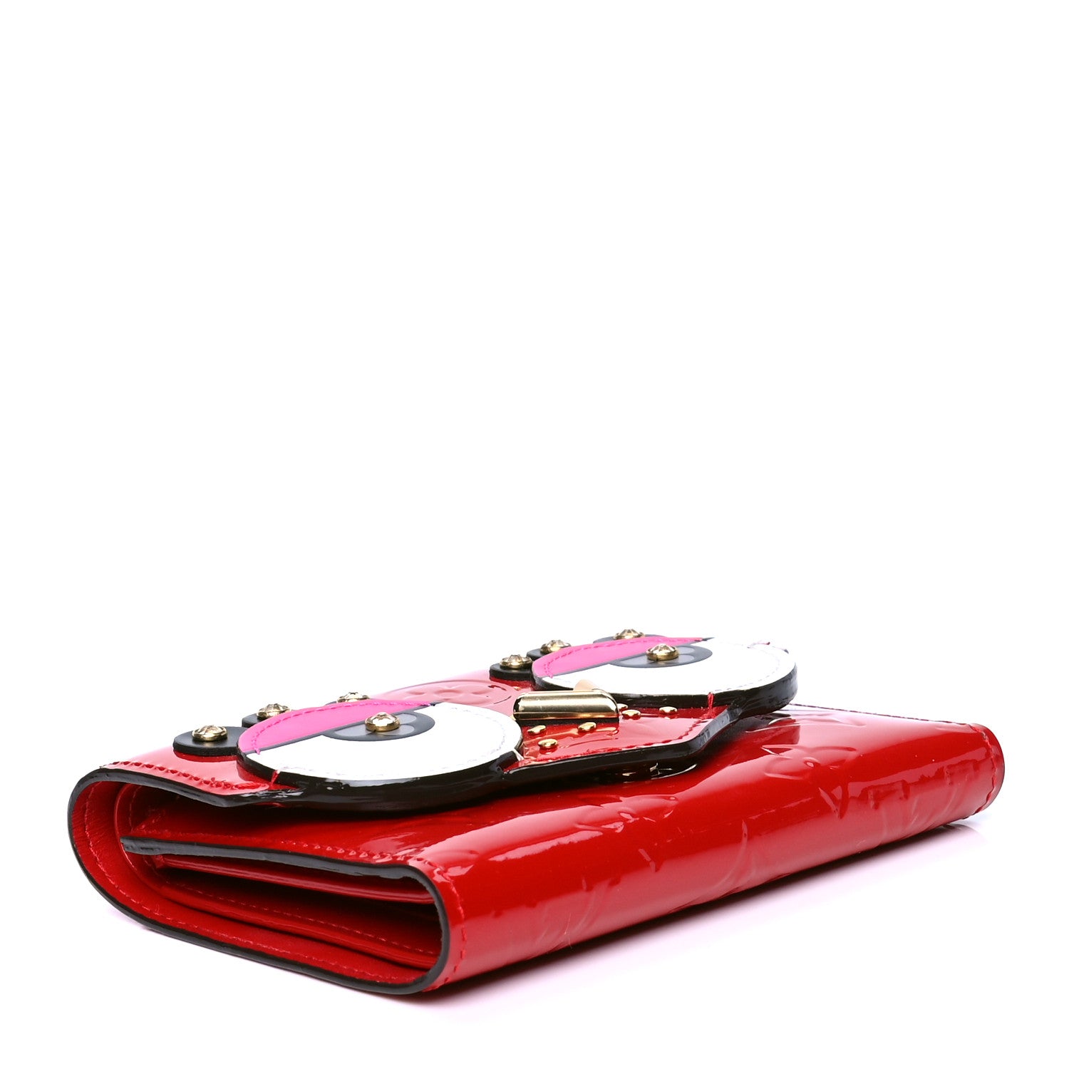 Louis Vuitton Vernis Valentines Bird Victorine Wallet Pomme D'Amour 3 of 4