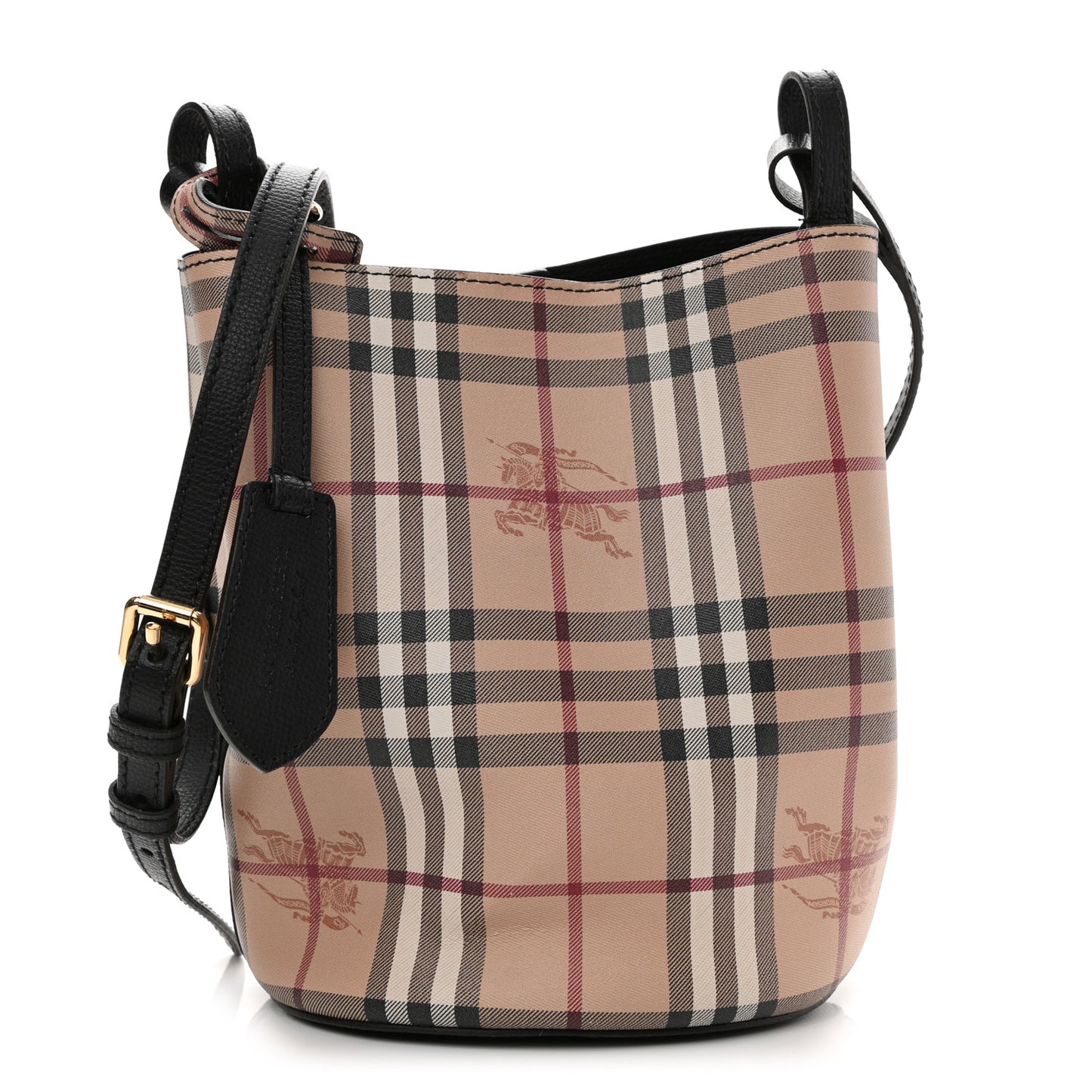 Haymarket Check Colours Small Lorne Bucket Crossbody Black