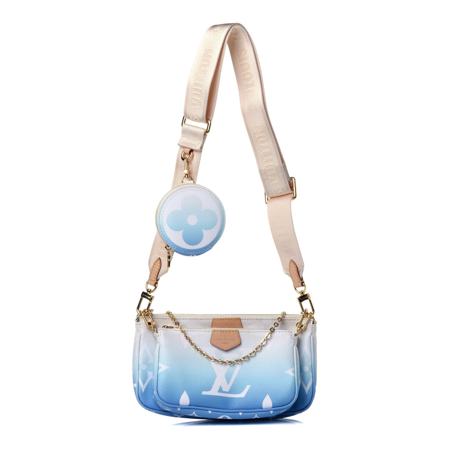 Louis Vuitton Monogram Giant By The Pool Multi Pochette Accessories Blue 1 of 13