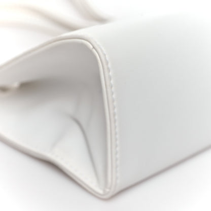 Telfar Vegan Leather Small Shopping Bag White 8 of 9
