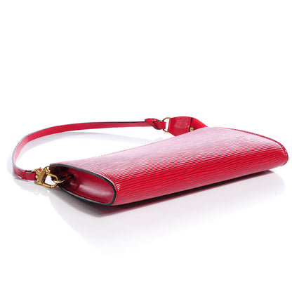 Louis Vuitton Epi Pochette Accessories 21 Rouge 4 of 7