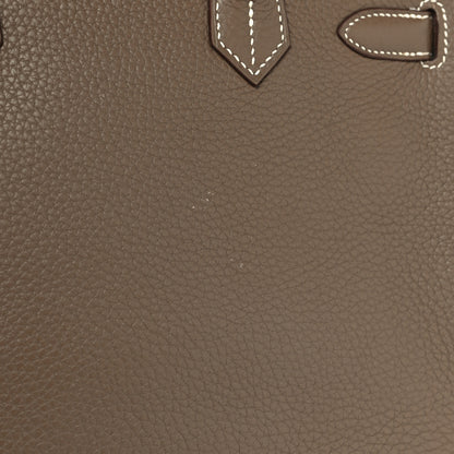 Hermes Taurillon Clemence Birkin 30 Etoupe 13 of 13