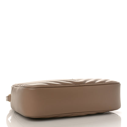 Saint Laurent Calfskin Matelasse Monogram Lou Camera Bag Taupe 4 of 8