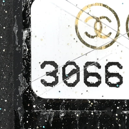 Chanel Tweed Quilted Large Chanel 19 Flap Black Navy Gold 7 of 8