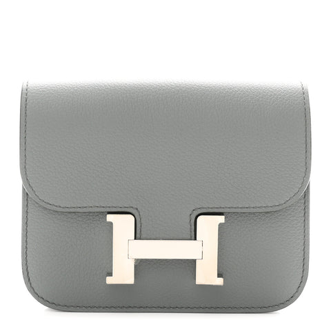 Evercolor Constance Slim Wallet Vert Amande