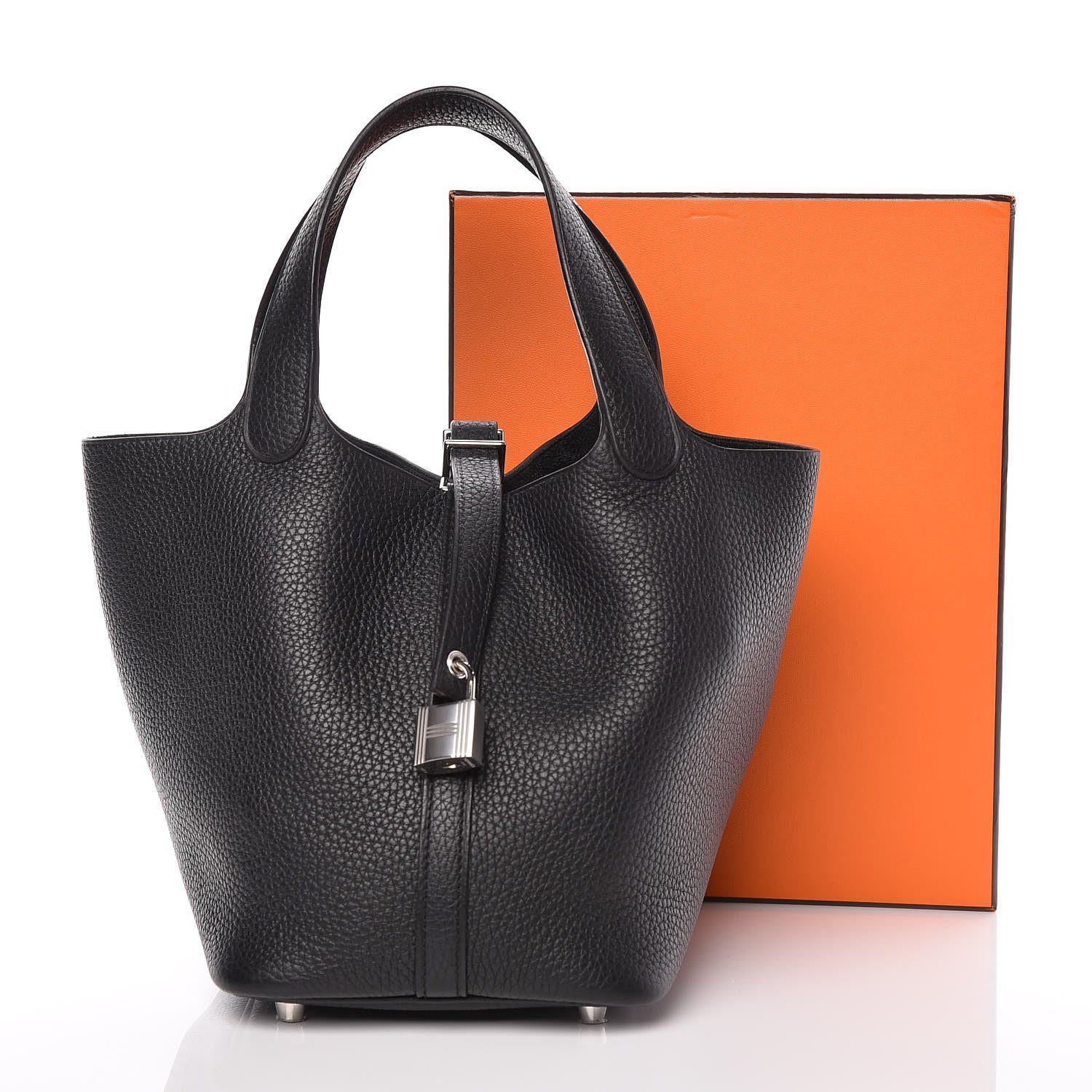 Hermes Taurillon Clemence Picotin Lock 18 PM Black 10 of 10