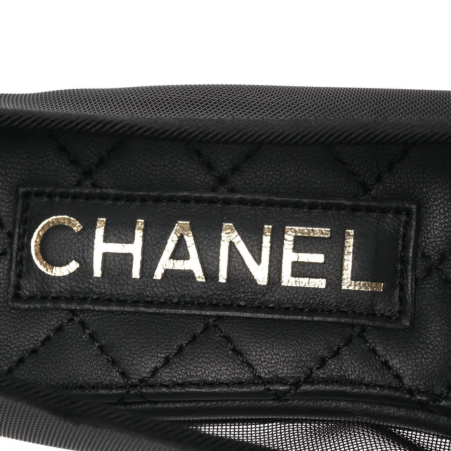 Chanel Mesh CC Ballerina Flats 36 Black 8 of 11