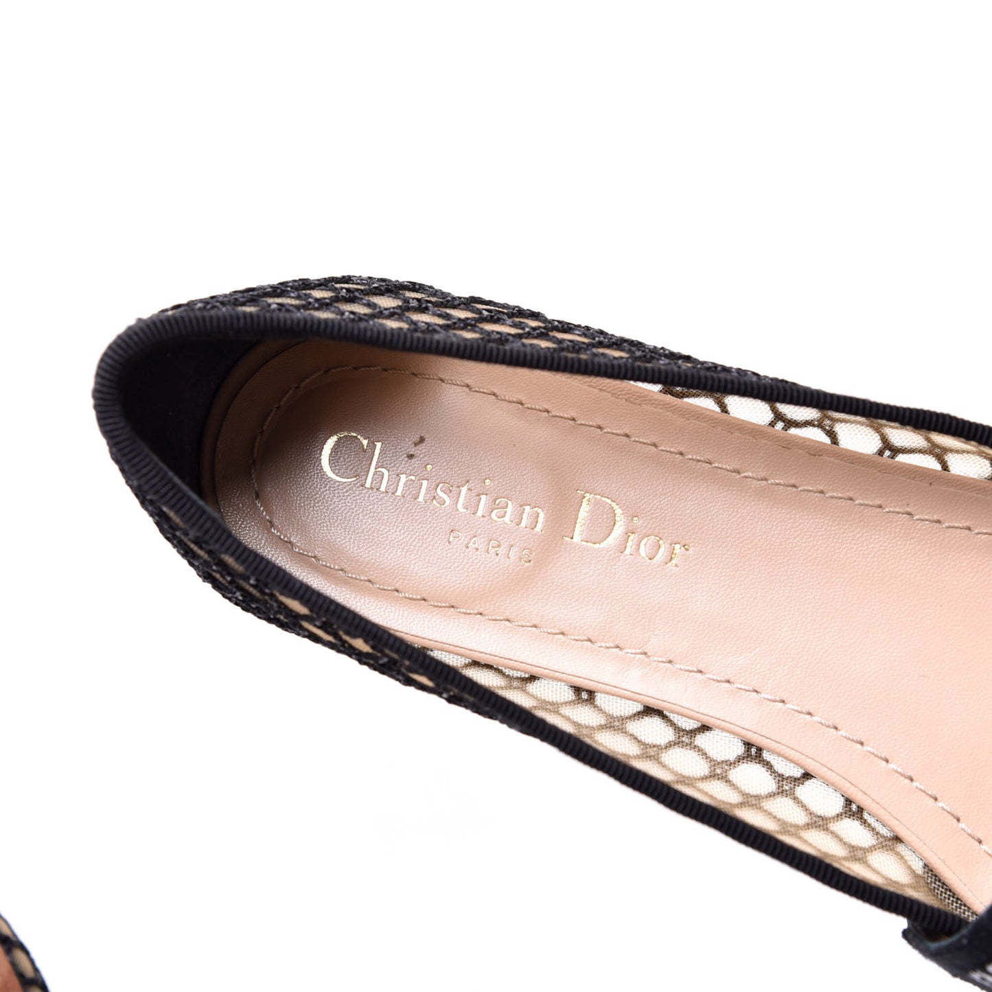 Resille Ribbon Miss J'Adior Ballet Flat 38.5 Black