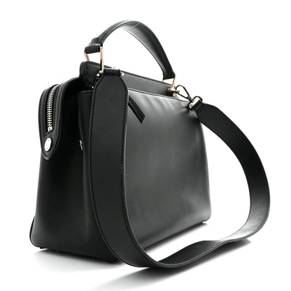 Fendi Vitello Baltico Dolce DotCom Satchel Black 2 of 11