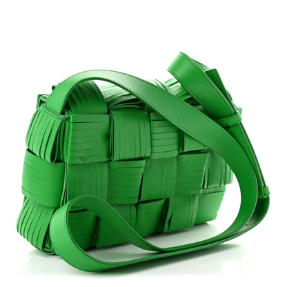 Bottega Veneta Nappa Maxi Intrecciato Fringed Cassette Crossbody Bag Parakeet 3 of 10