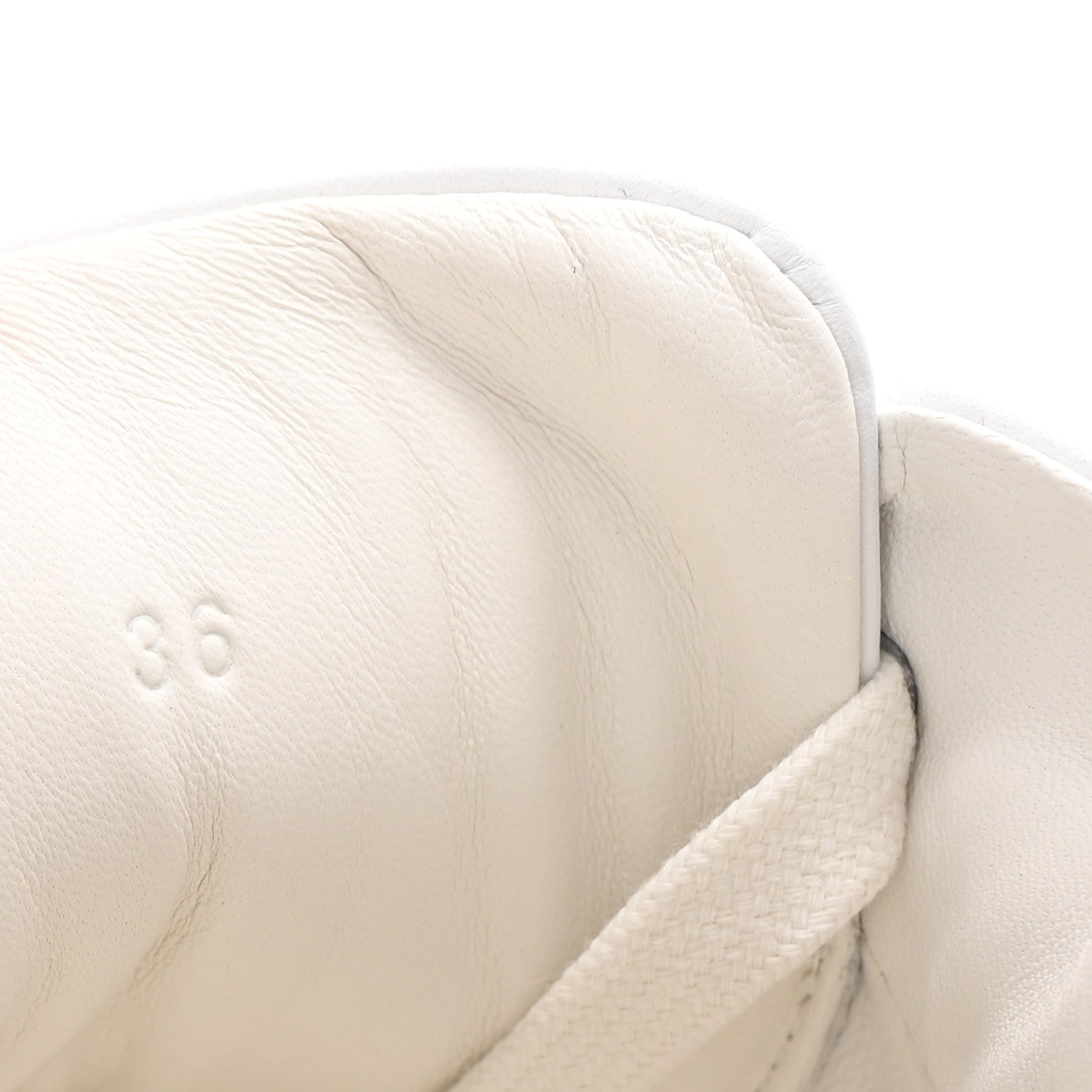Hermes Calfskin Daydream Sneakers 36 White 9 of 10