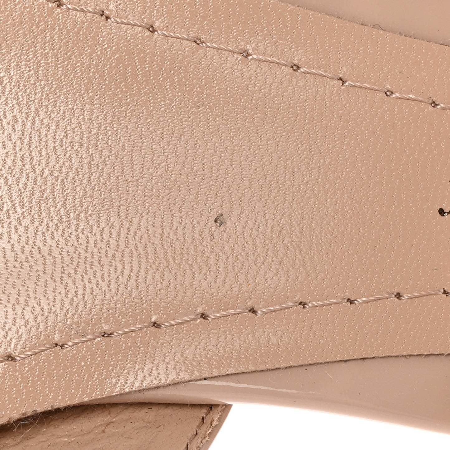 Patent Dior Day Slingback 35mm Pumps 38.5 Nude