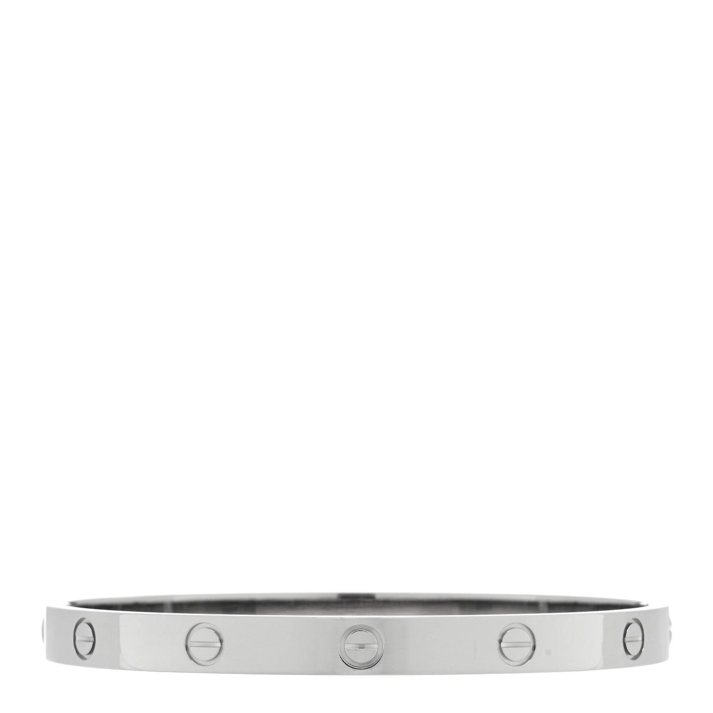18K White Gold LOVE Bracelet 19