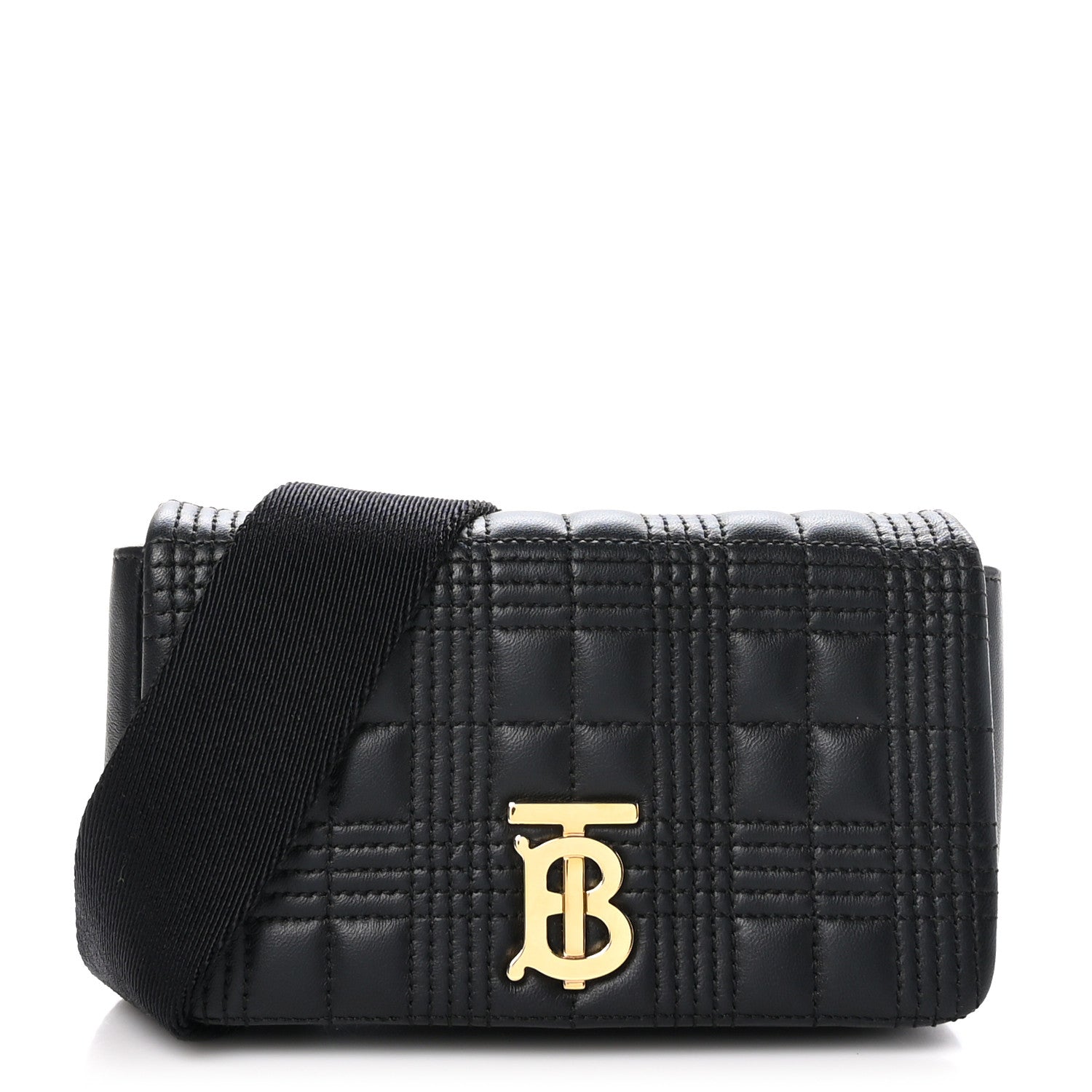Burberry Lambskin Quilted Lola Bum Bag Black 1 of 10