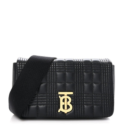 Burberry Lambskin Quilted Lola Bum Bag Black 1 of 10