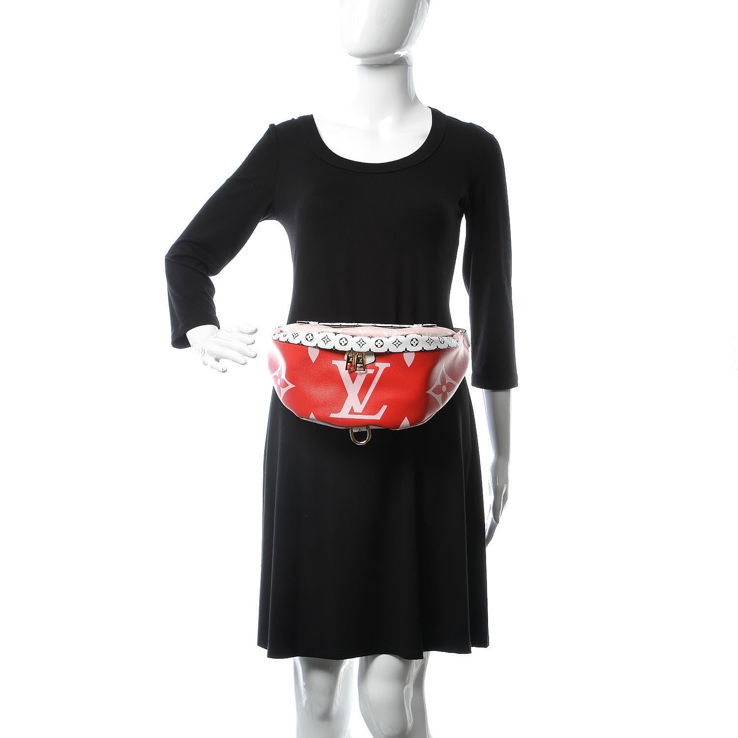 Louis Vuitton Monogram Giant Bumbag Rouge 2 of 9