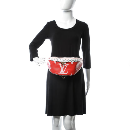 Louis Vuitton Monogram Giant Bumbag Rouge 2 of 9