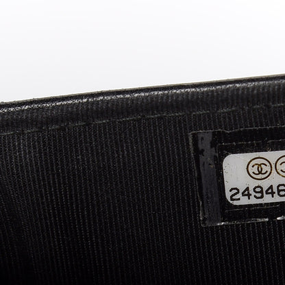 Chanel Aged Calfskin Chevron Quilted Reissue Medium Flap Wallet So Black 7 of 11