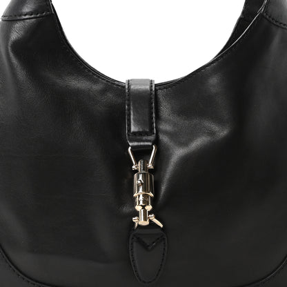 Gucci Calfskin Medium New Jackie Shoulder Bag Black 8 of 10