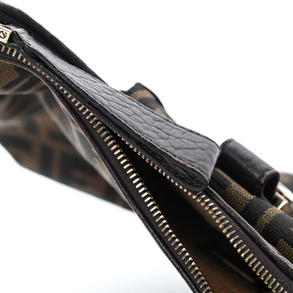 Fendi Zucca Nappa Nuvolata Vitello Tortuga Medium Spy Hobo Tobacco Moro 11 of 12