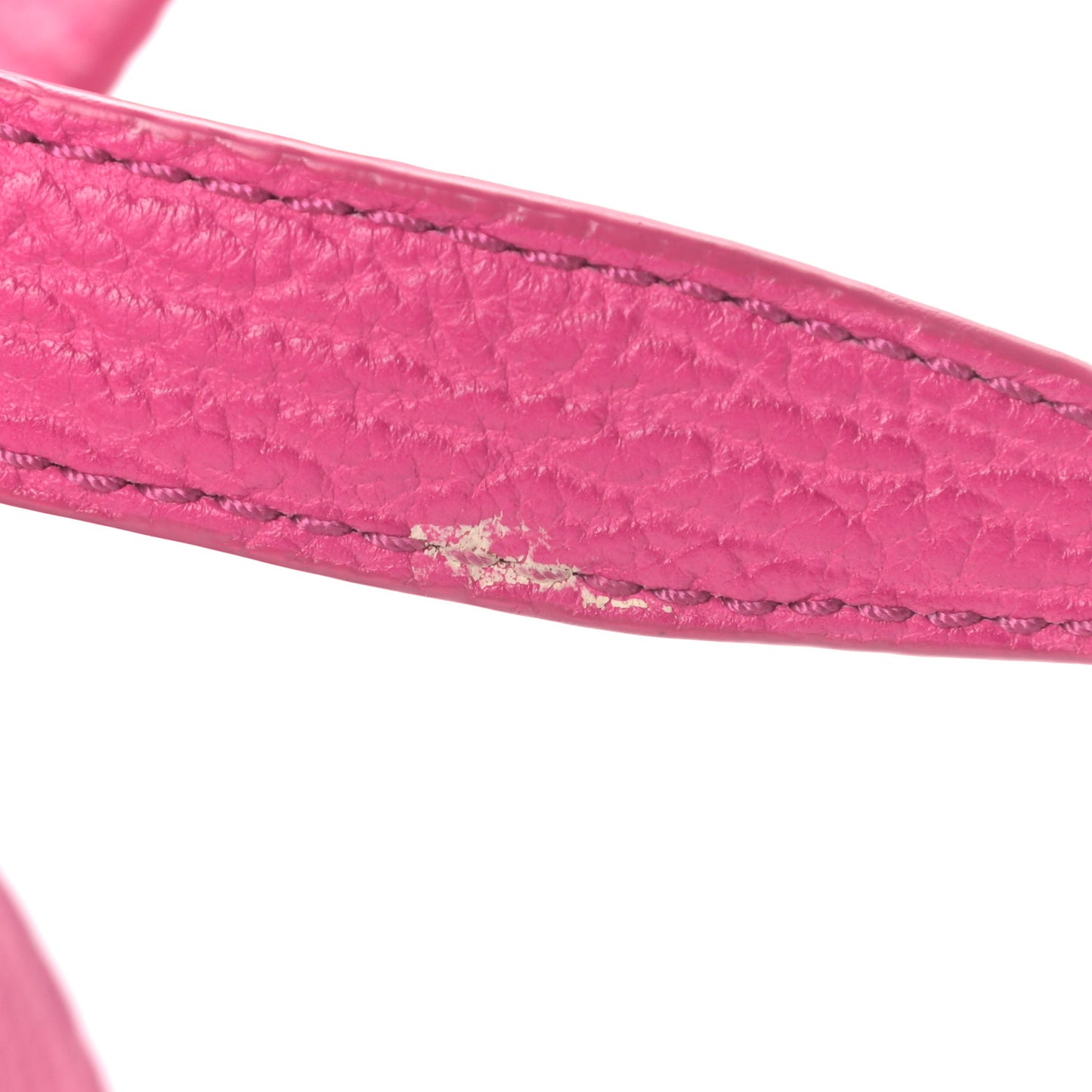 Textured Calfskin Mini Pashli Satchel Fuchsia