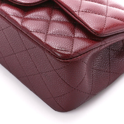 Chanel Caviar Quilted Mini Rectangular Flap Dark Red 11 of 11
