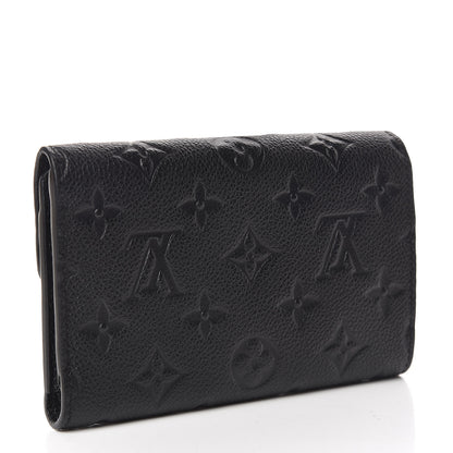 Louis Vuitton Empreinte Compact Curieuse Wallet Black 3 of 10