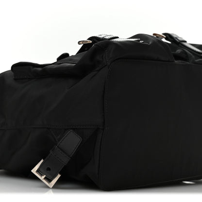 Prada Nylon Vela Medium Backpack Black 9 of 10