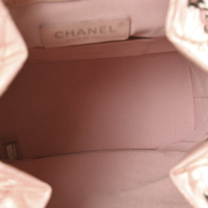 Chanel Iridescent Aged Calfskin Quilted Small Gabrielle Backpack Pink 5 of 10