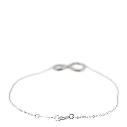 Tiffany Platinum Diamond Infinity Bracelet 3 of 7