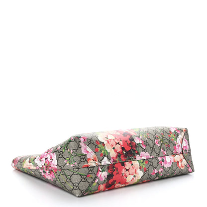 Gucci GG Supreme Monogram Blooms Medium Reversible Tote Beige Multicolor Dry Rose 4 of 16