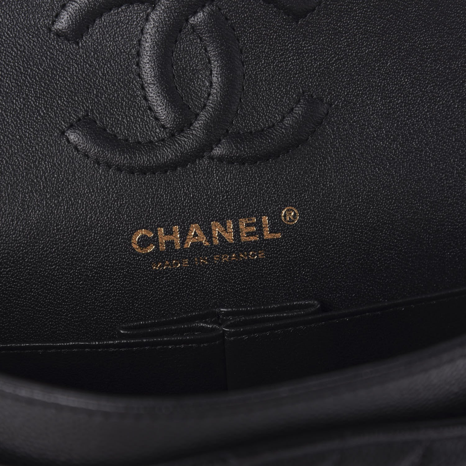Chanel Caviar Chevron Quilted Small Double Flap Black 9 of 12
