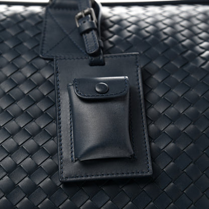 Bottega Veneta Nappa Intrecciato Large Duffel Denim 9 of 11