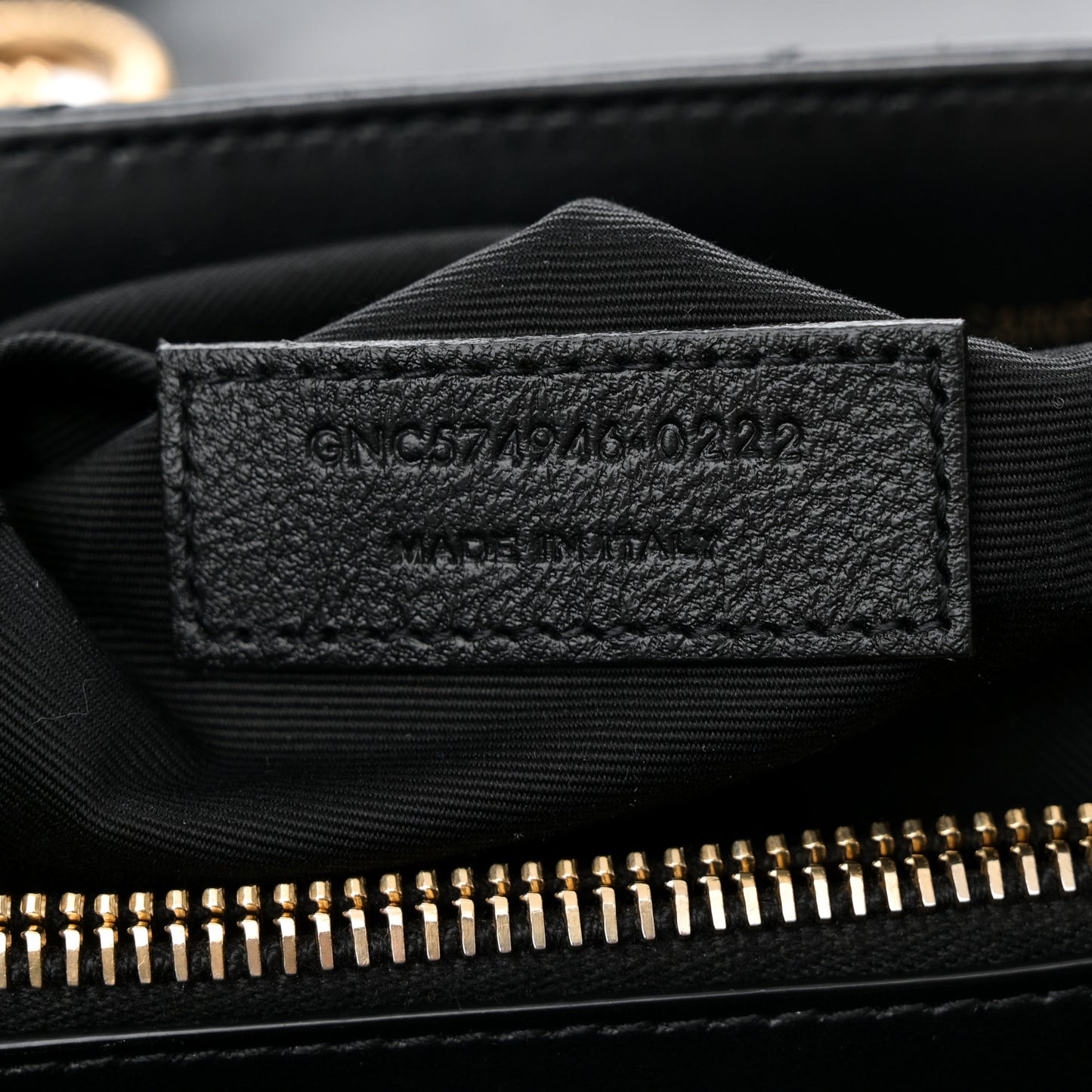 Calfskin Y Quilted Monogram Medium Loulou Chain Satchel Black