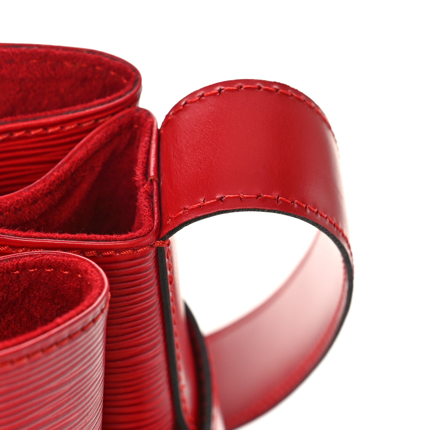 Louis Vuitton Epi Sac D'Epaule GM Castillan Red 8 of 9