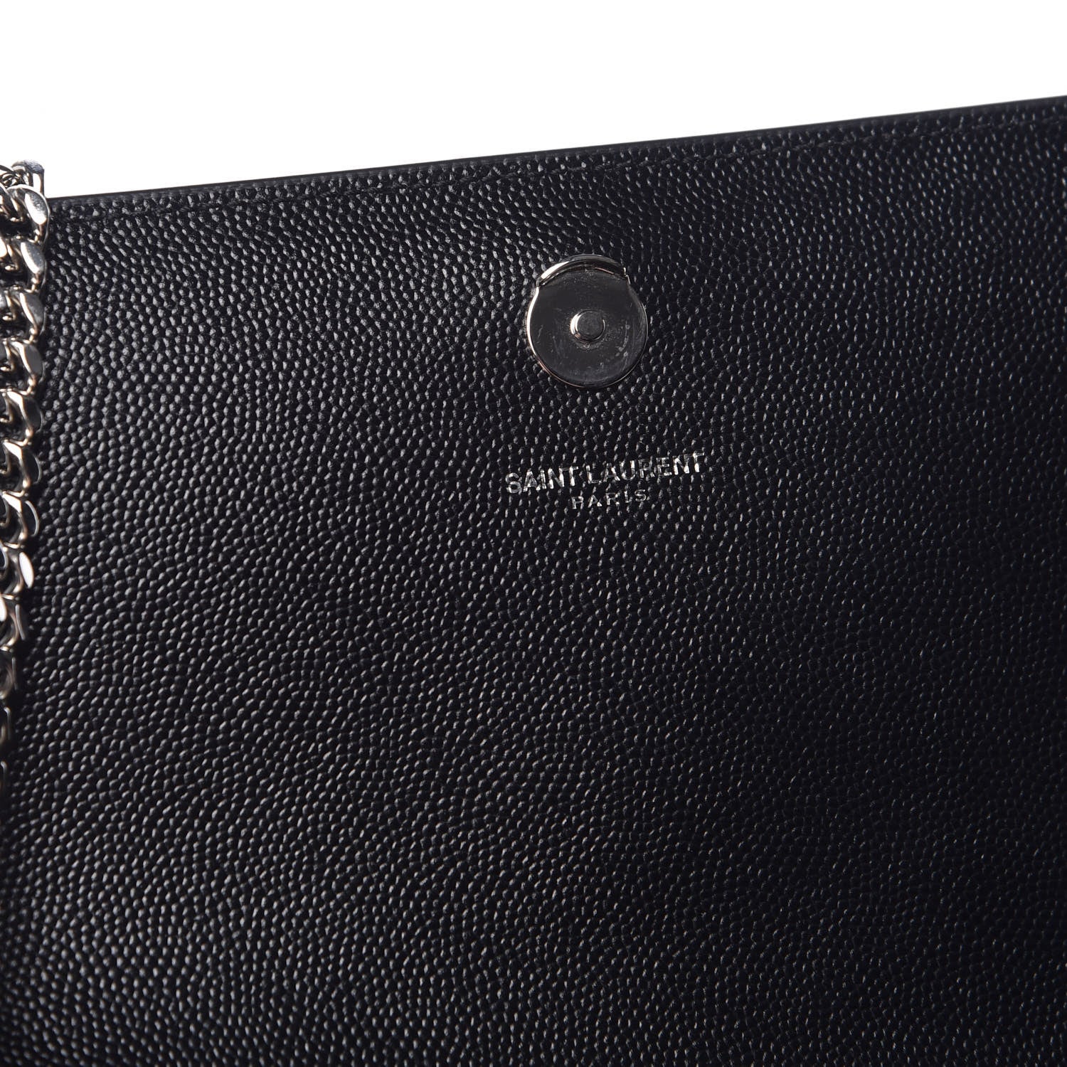 Saint Laurent Grain De Poudre Medium Classic Monogram Kate Satchel Black 8 of 12