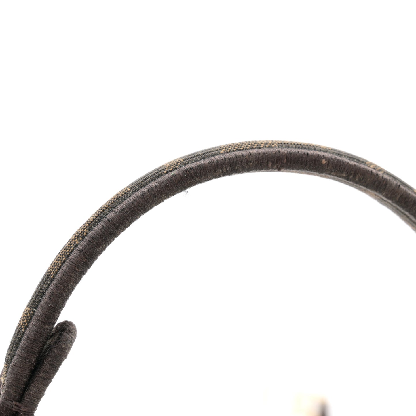 Fabric Jacquard Paillettes Vitello Seta FF 1974 Petite Peekaboo I SEE U Satchel Tobacco Moro