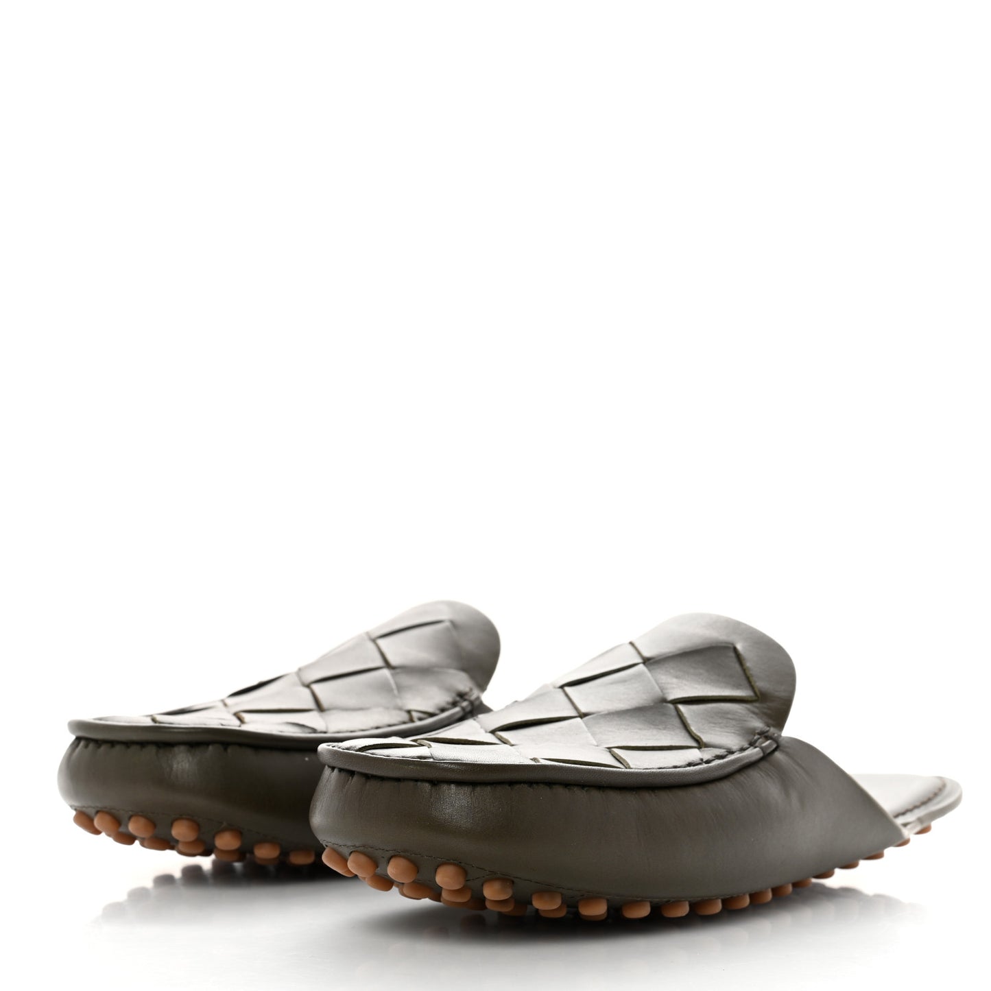 Nappa Intrecciato Mens Mule Flats 39