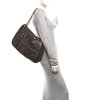 Saint Laurent Lambskin Matelasse Monogram Large Jamie 4.3 Dark Sweet Chocolate 2 of 10