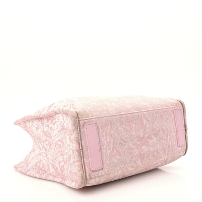 Versace Jacquard Barocco Print Medium Athena Tote Pink 4 of 10