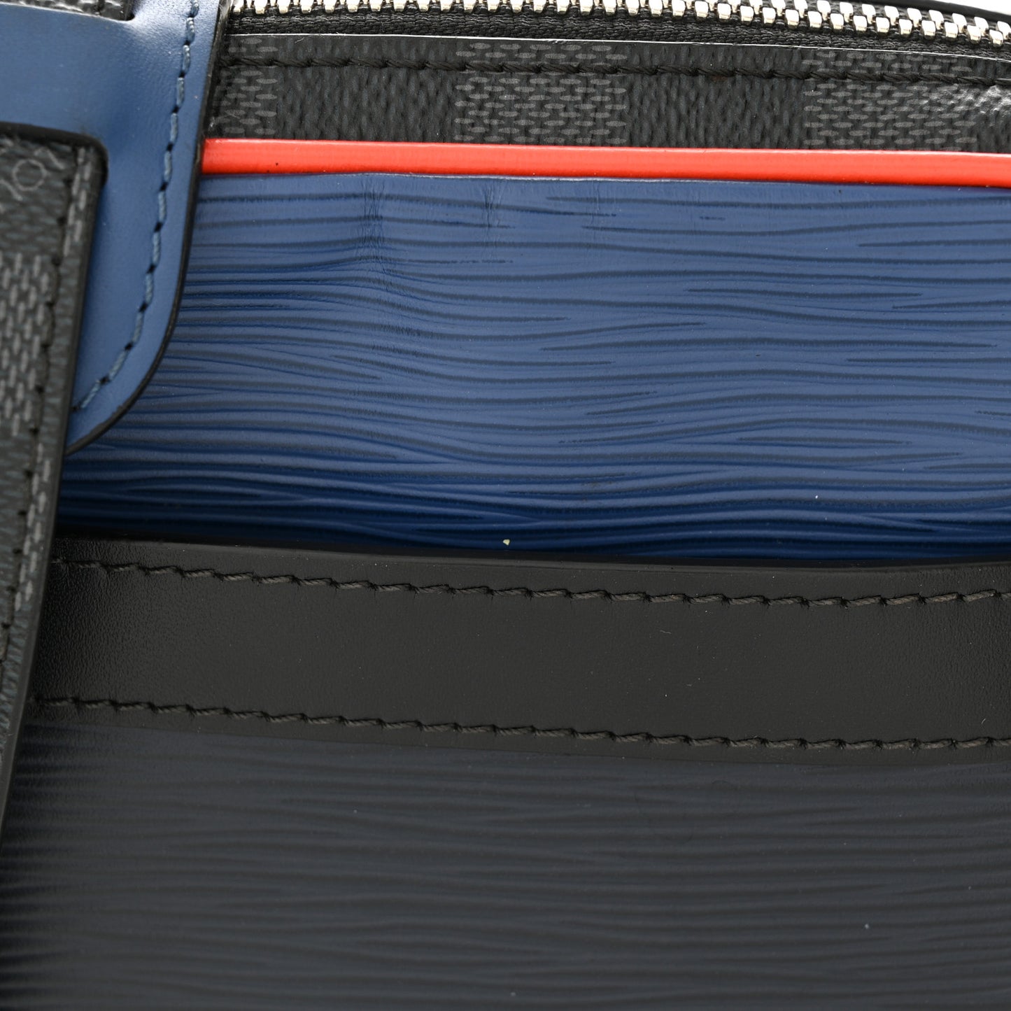 Epi Damier Graphite Danube Slim PM