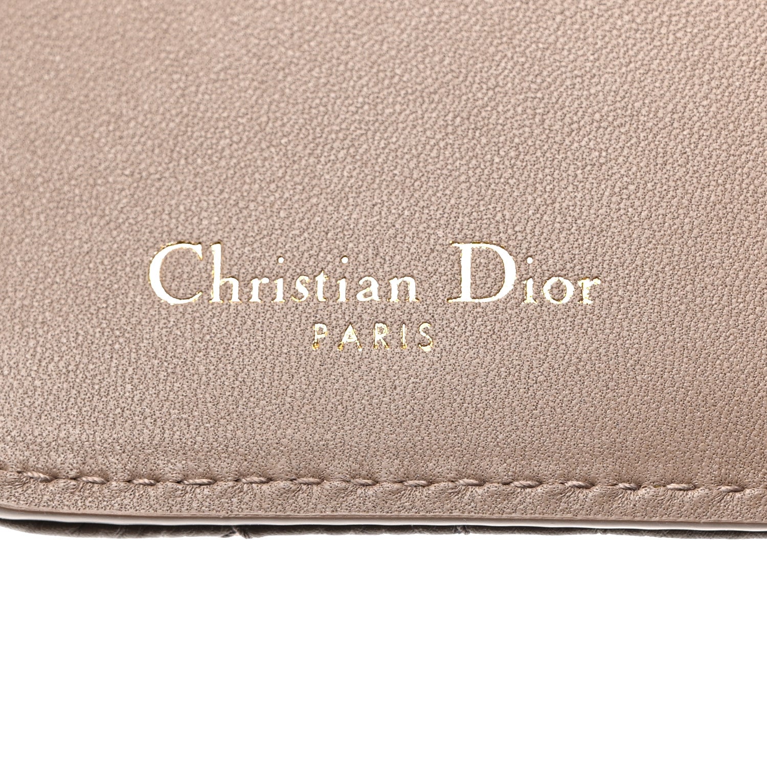Christian Dior Grained Calfskin Supple Cannage Caro Scarlet Zipped Wallet Rose Des Vents 7 of 8