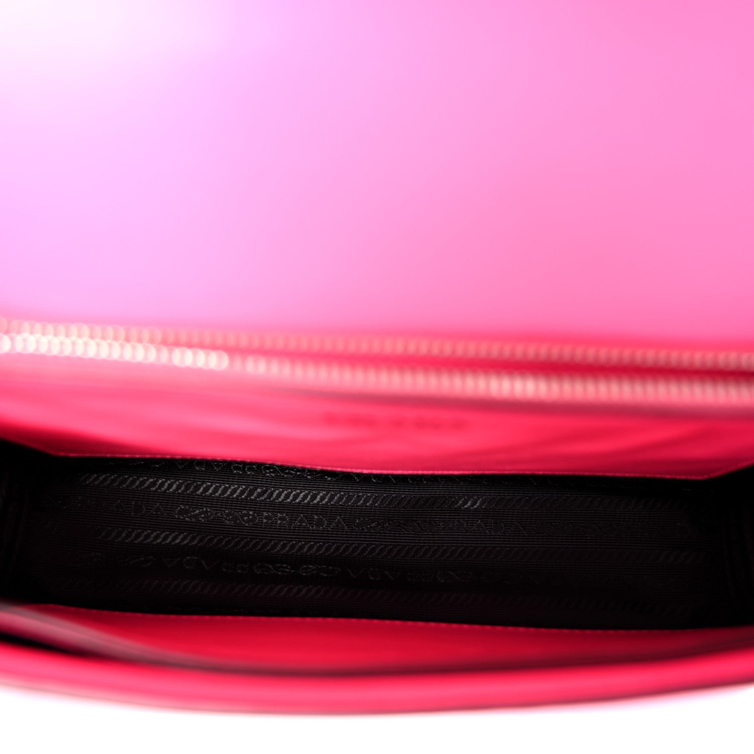 Prada Saffiano City Calfskin Studded Large Elektra Shoulder Bag Fuchsia Black 5 of 9